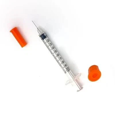 Одноразовый медицинский инсулиновый шприц